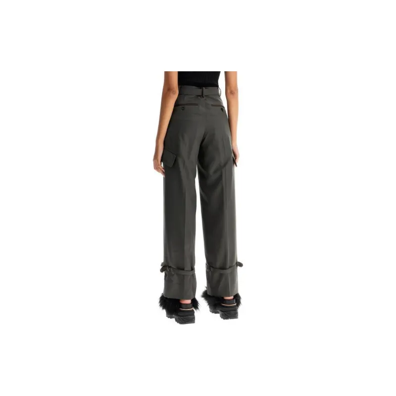 Sacai Suiting Pants 'Khaki'-2