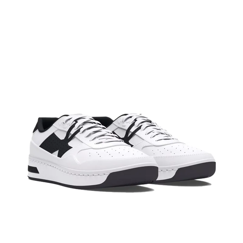 Under Armour Anti Slip Wear Resistant Low Top Casual Shoes Unisex White-2
