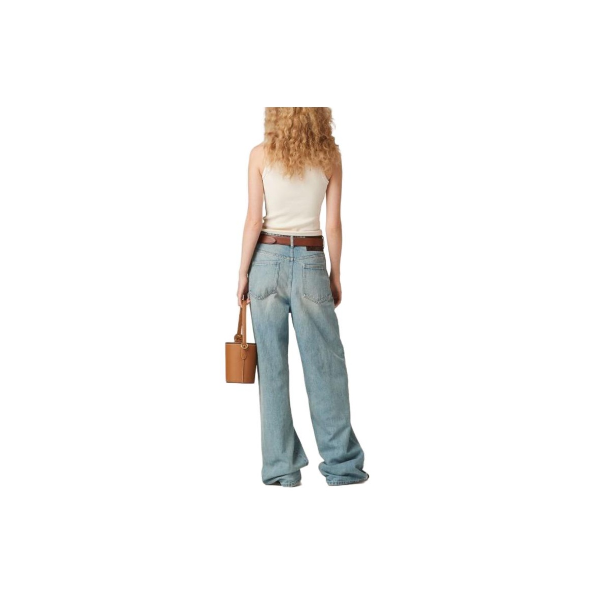 MIU MIU Tank Tops Women's Ecru M - POIZON