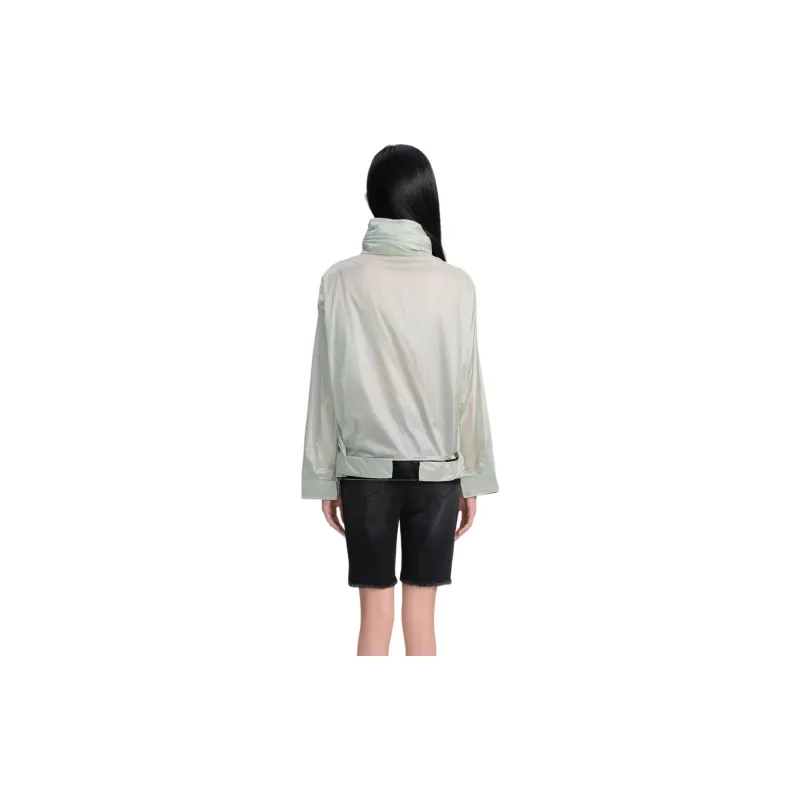 Blood Glitter Jackets Coats Women's Light Green-1