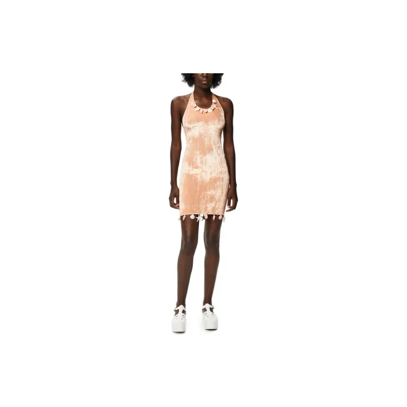 LOEWE Sleeveless Dresses Women's Rose-1