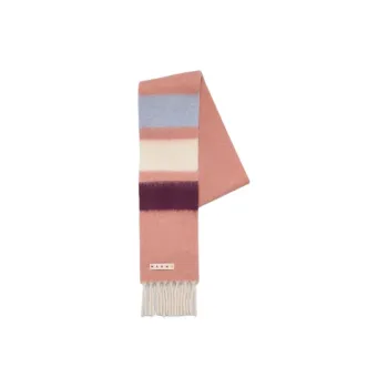 MARNI Alpaca Knitwear Knit Scarves Women's Pink