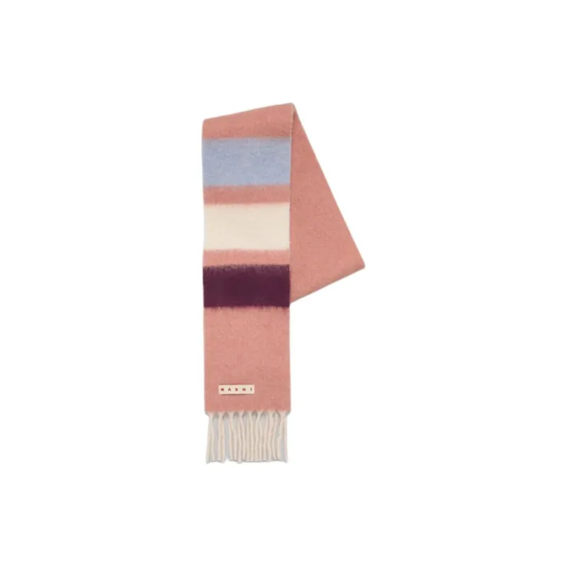 MARNI Alpaca Knitwear Knit Scarves Women's Pink-0