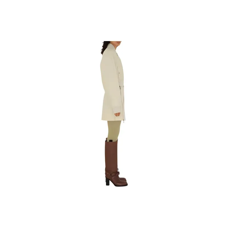 Burberry SS24 Casual Short Skirts Women's Ivory White-3