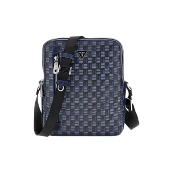 GUESS Polyurethane Shoulder Bag Crossbody Bag Regular Men's Blue
