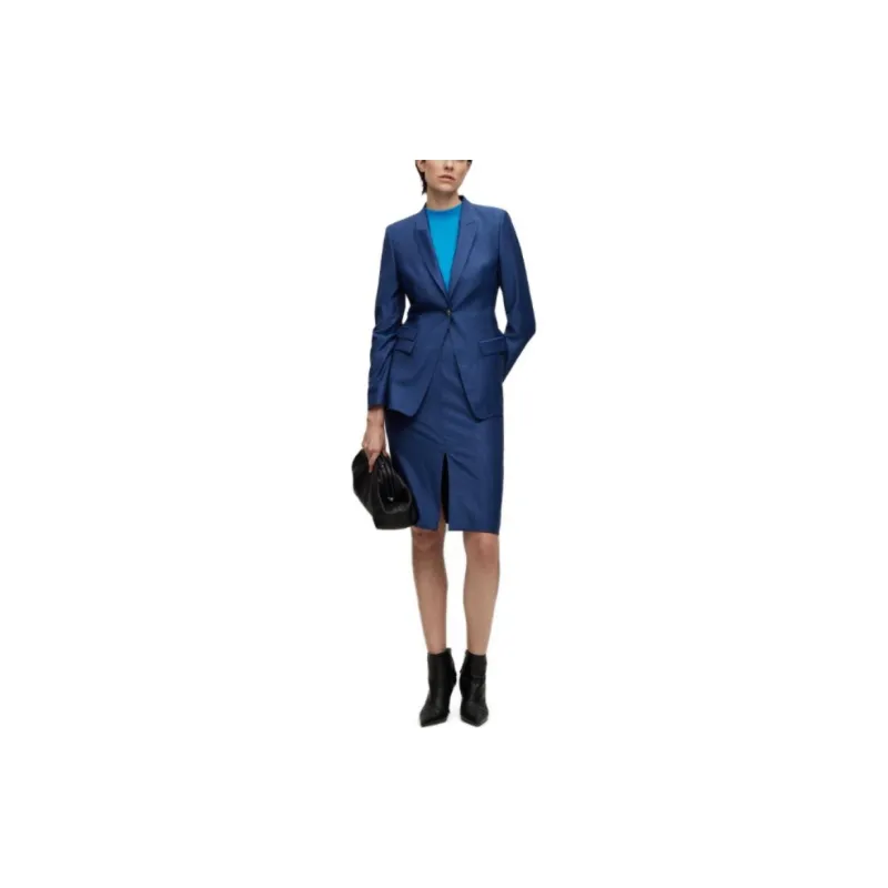 HUGO BOSS Jackets Women's Blue-1