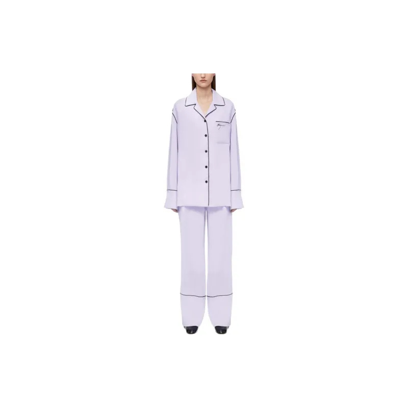 Ferragamo Logo-embroidered Pyjama Shirt-1
