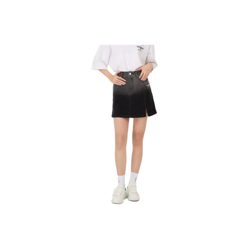Boy London Denim Short Skirts Women's Black-3