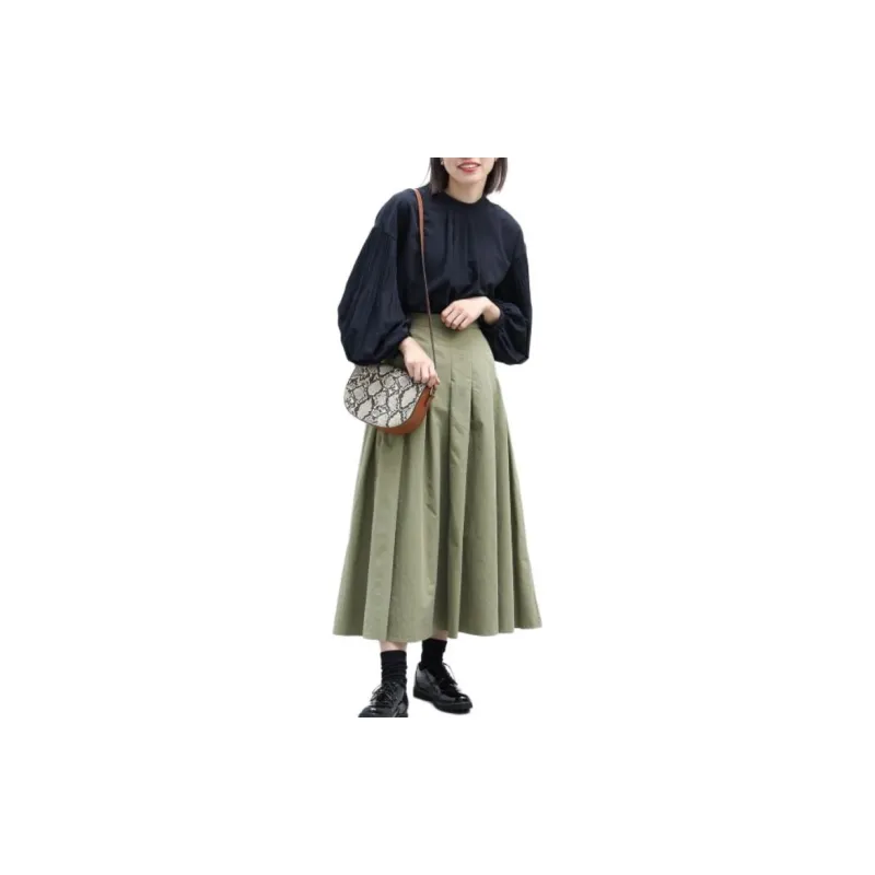 Beams Casual Long Skirt Women's-8