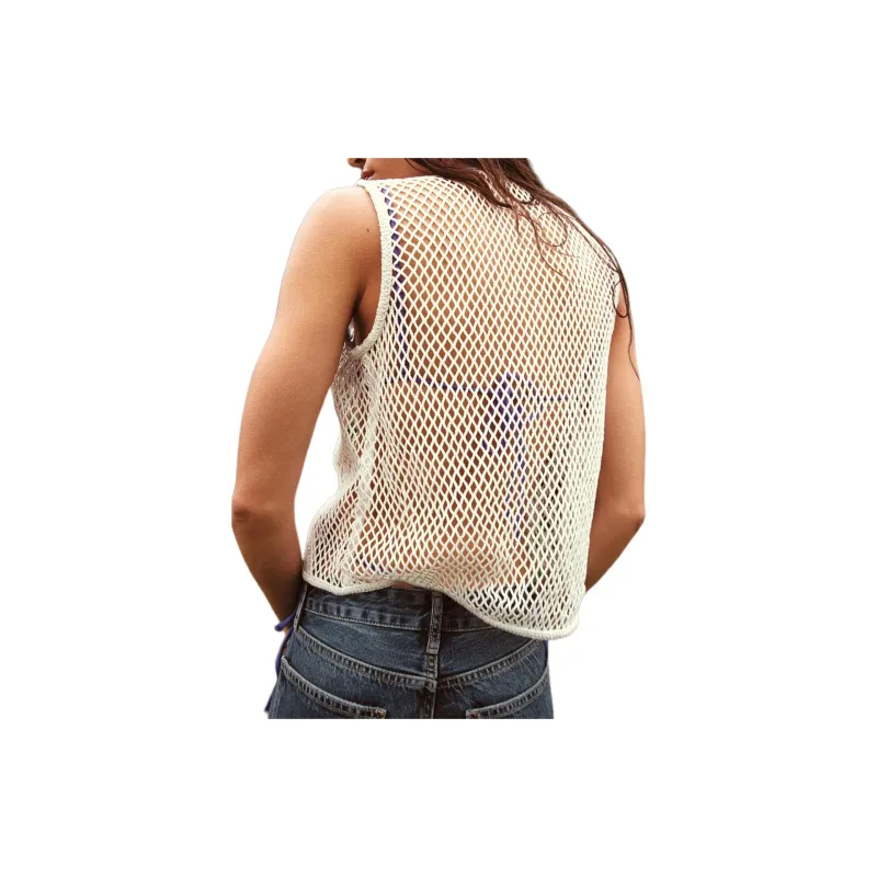ZARA Tank Top Women's Frosted White-3