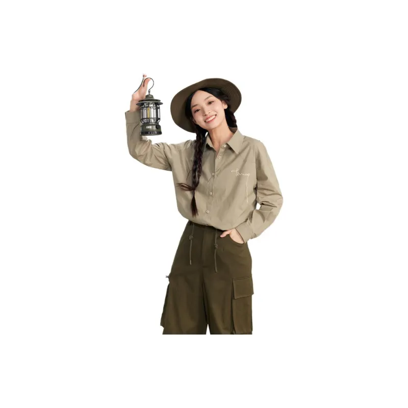 ZIHAN Shirts Women's Mist Green-1
