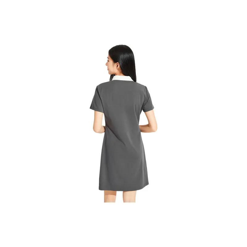 Hotwind Short Sleeved Dresses Women's Dark Gray-2