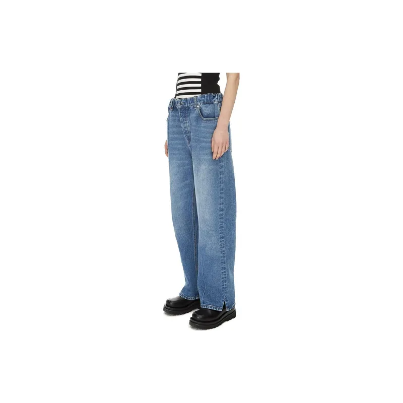 IMMI SS22 Wide Leg Jeans Spring And Summer Women's Blue-4