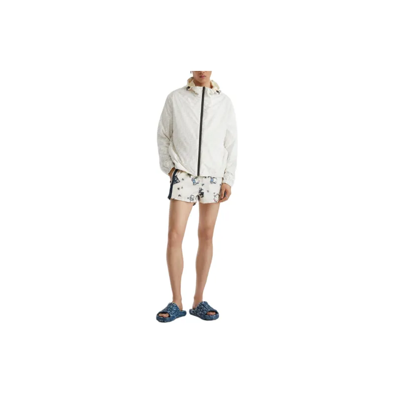FENDI Ff Printed Hooded Reversible Jacket-4