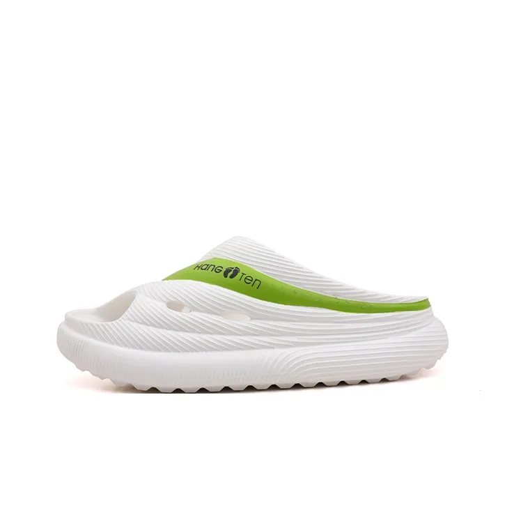 HANG TEN Slide Slippers Men Khaki/Black Orange/White Green/Black/Black Green-12