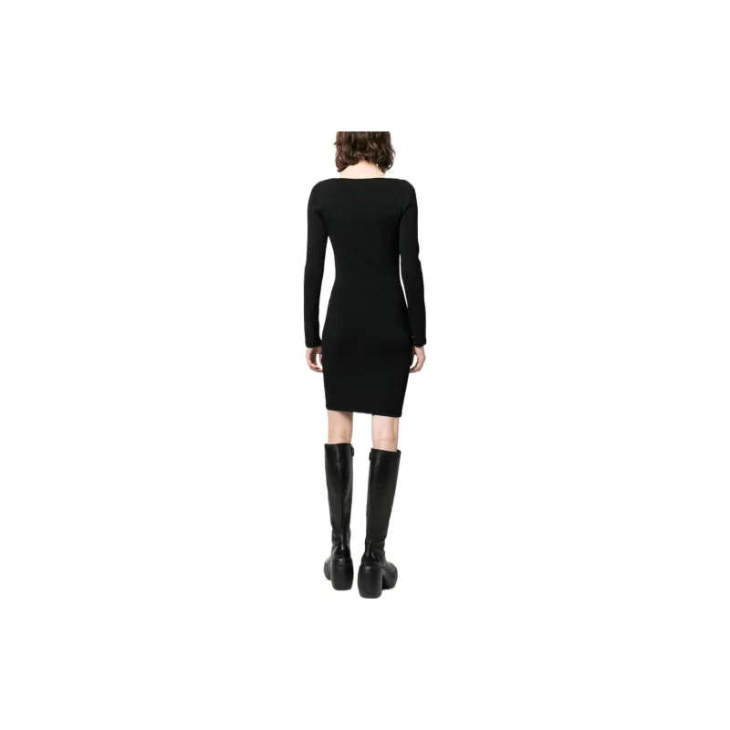 DSQUARED 2 Long Sleeved Sweetheart Neck Mini Dress-1