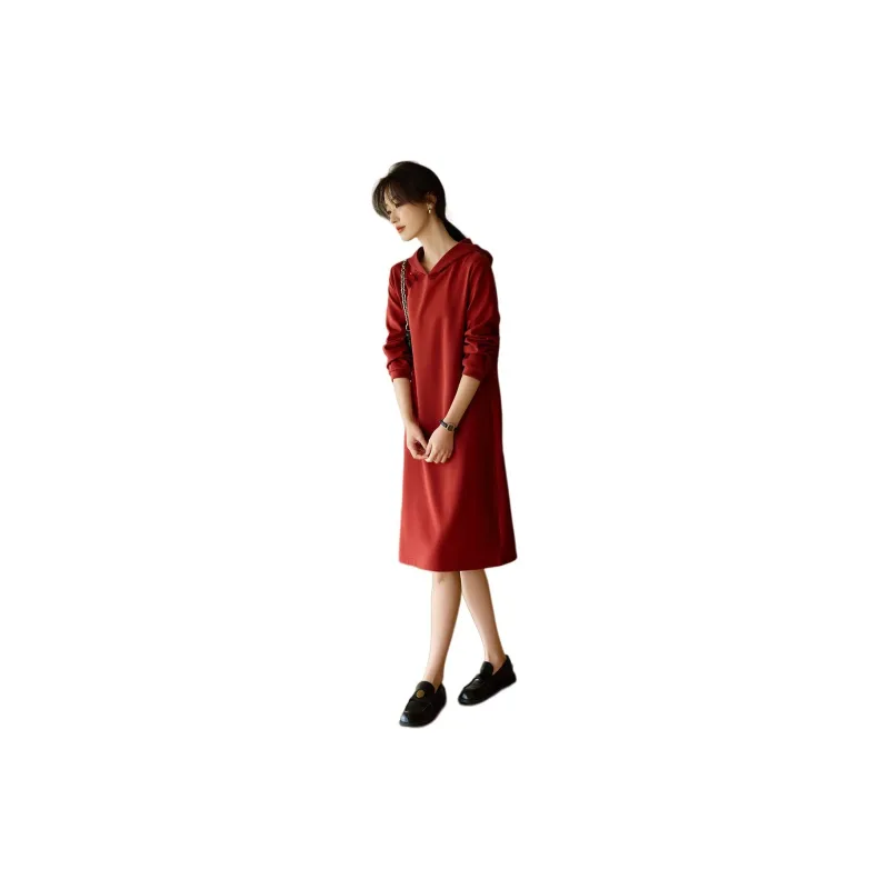 Mo Han Yi Mei Long Sleeved Dresses Women's-4