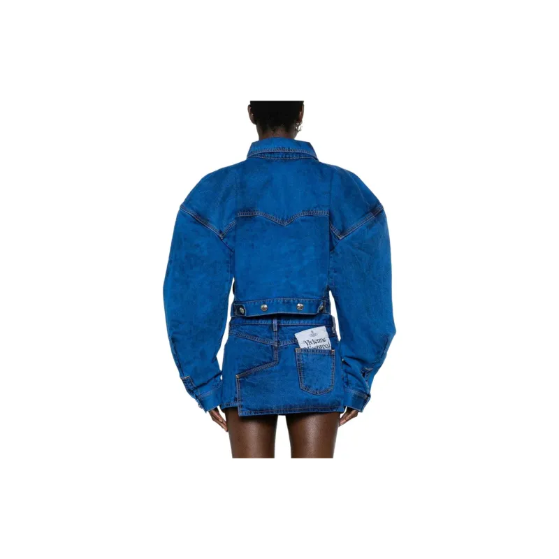 Vivienne Westwood Boxer Cropped Denim Jacket-2