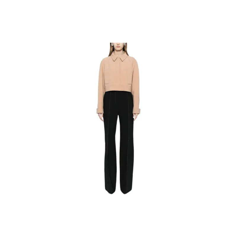 ELIE SAAB Topstitch Cropped Jacket-1