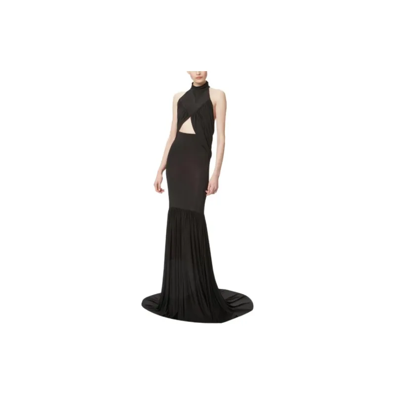 NINA RICCI Gathered Mermaid Maxi Skirt-1