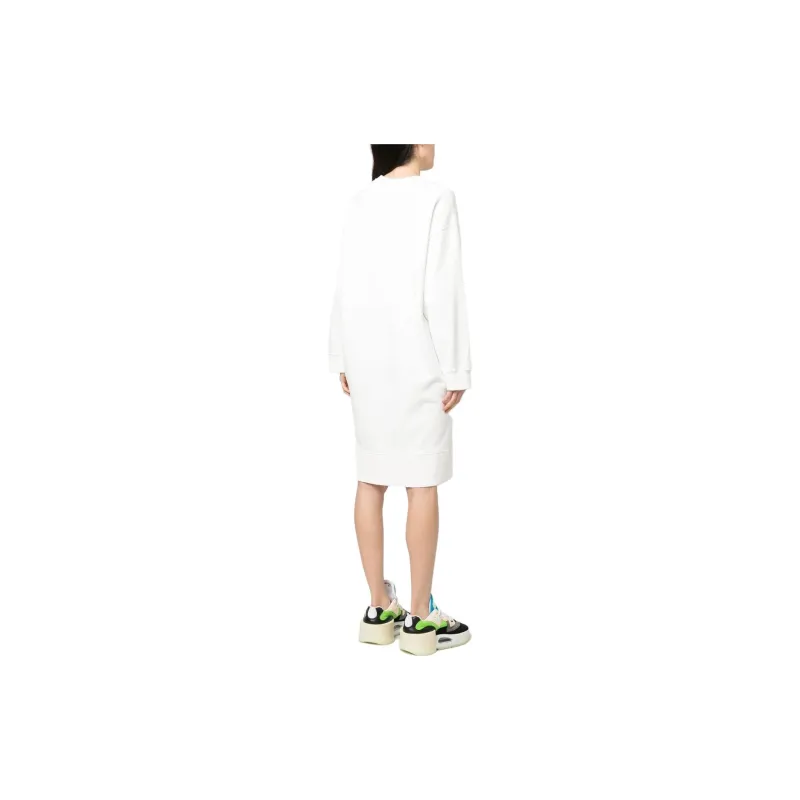 MM6 Maison Margiela Logo Print Sweatshirt Dress-2