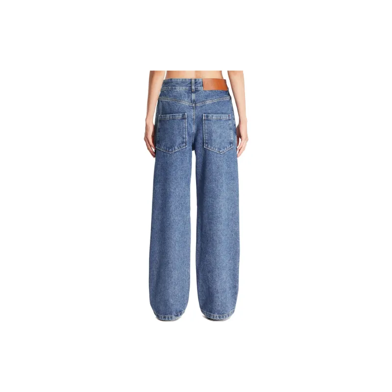 LOEWE Anagram Baggy Jeans-2