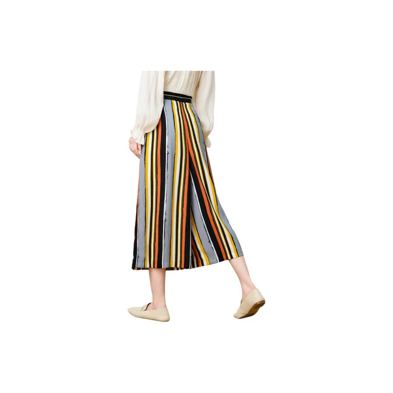 FENHONGMALI Casual Pants Women's Black-2