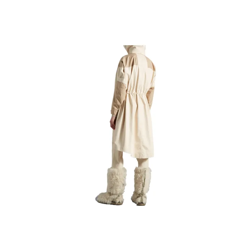 Moncler Trench Coats Women's Khaki-1