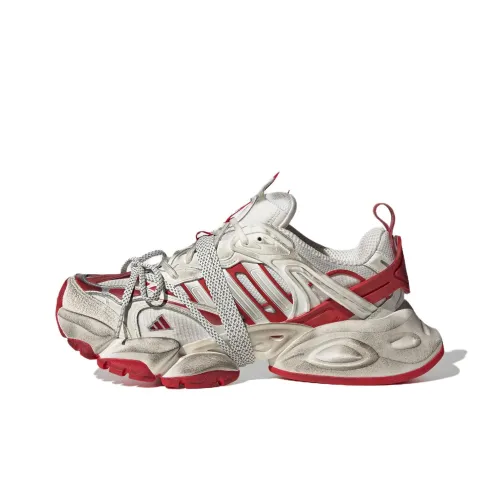 Adidas XLG RUNNER DELUXE Running Shoes Unisex Low-Top White/Red