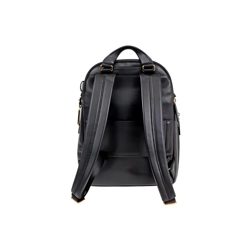 TUMI Voyageur Cow Leather Backpack Small Size Women's Black-3