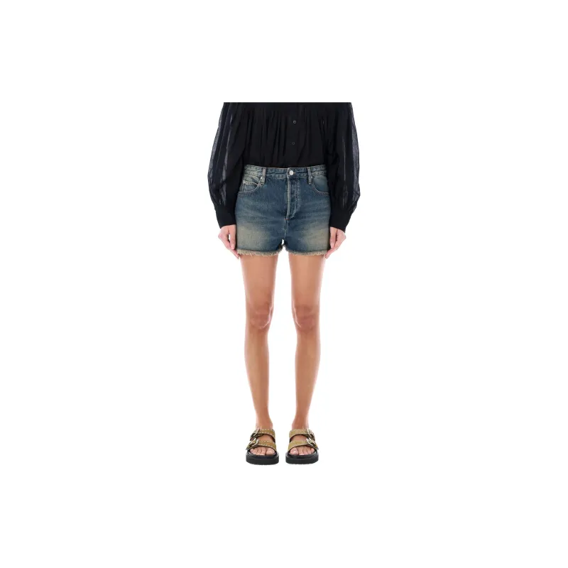 ISABEL MARANT Casual Shorts Women's Dark Blue-1