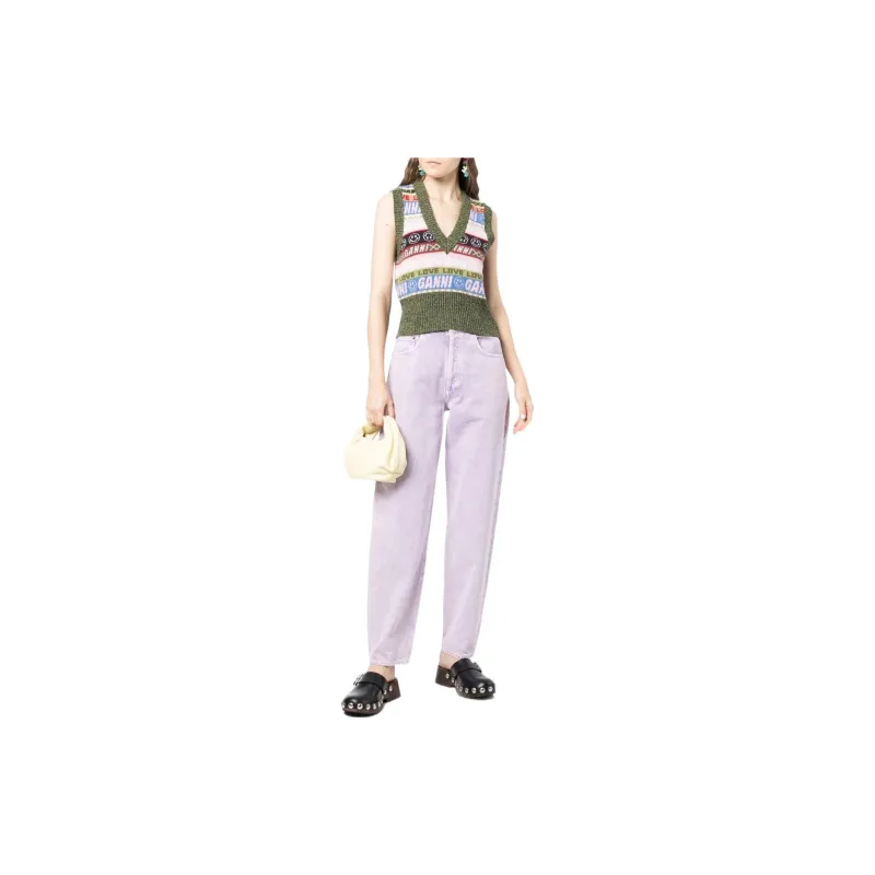 GANNI Tank Tops Women's Multicolor-1