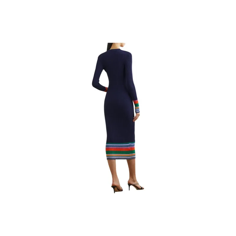 Staud Shoko Ribbed-knit Dress-2