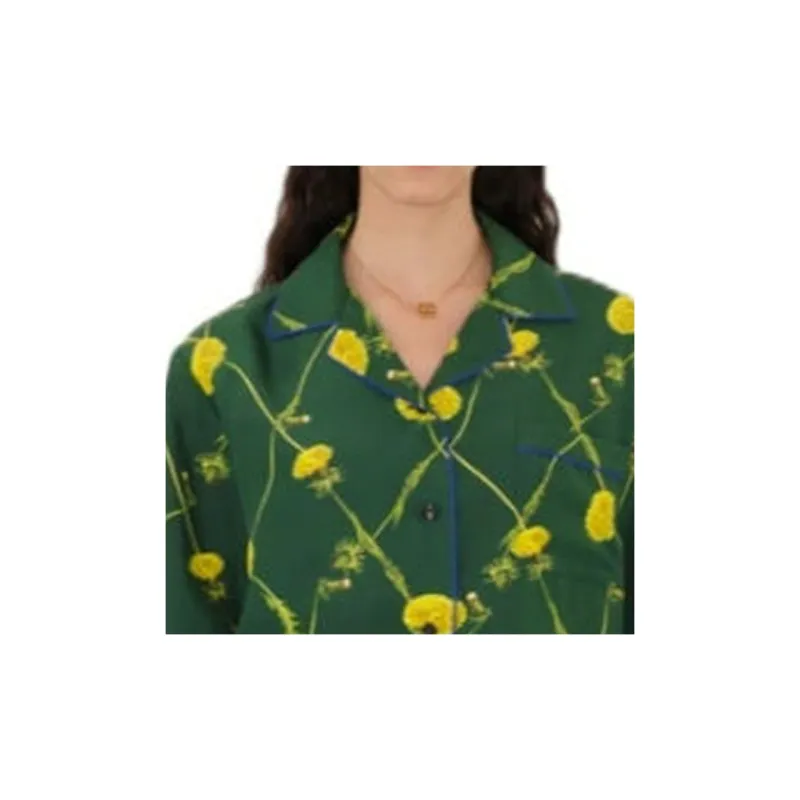 Burberry Floral Printed Long Sleeved Shirt-3