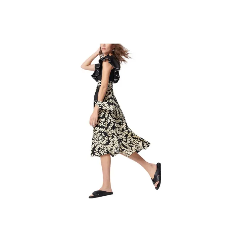 DVF Diane Von Furstenberg Short Sleeved Dress Women's Ecru-3