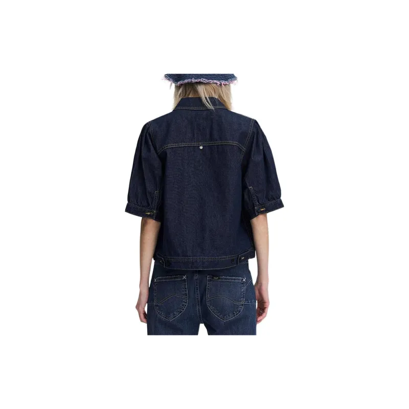 Lee Denim Jacket Women's Dark Blue-2