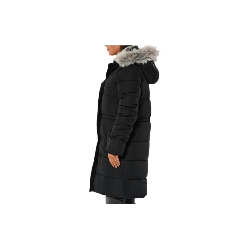 Hollister Puffer Jacket Women's Black-3