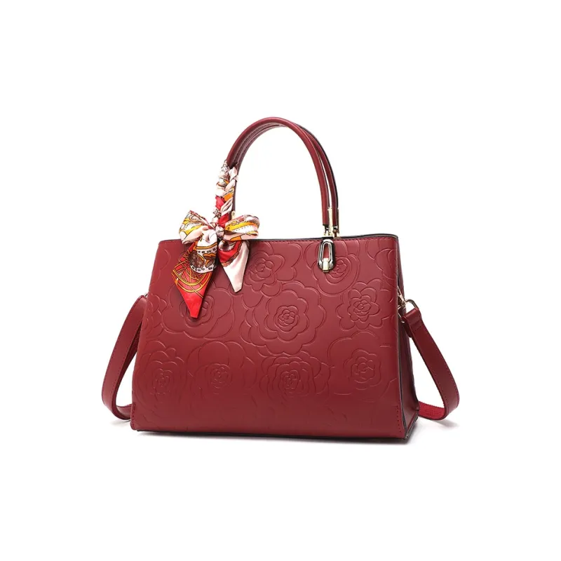 PAYOT Synthetic Leather Wedding Bag Shoulder Handbag Regular Women's Blue/Burgundy-8