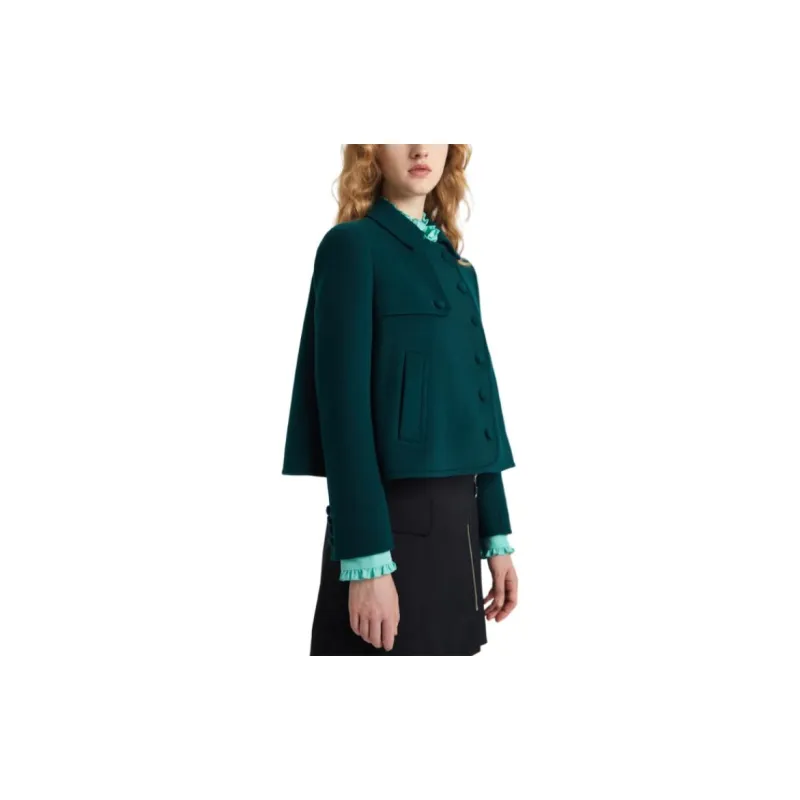 CARVEN Coats Women's Dark Green-3