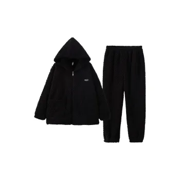Qiao Ni Tong Pajama Set Men's Black