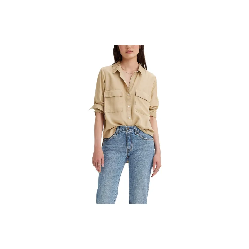 Levi’s Doreen Utility Shirt Shirt Women's Khaki-2