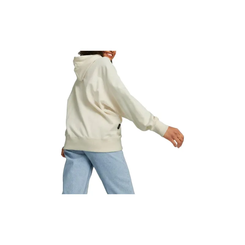 PUMA Downtown Sweatshirts Women's Cream-2