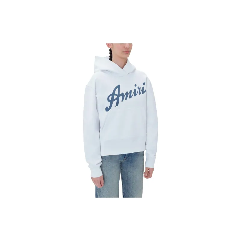 AMIRI Logo Printed Long Sleeved Hoodie-3