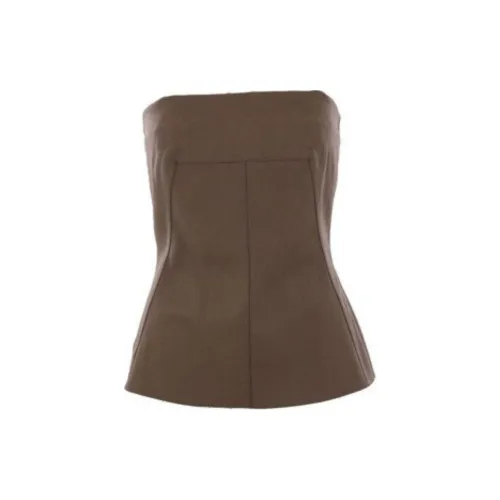 RICK OWENS Strapless Tops Women's Brown