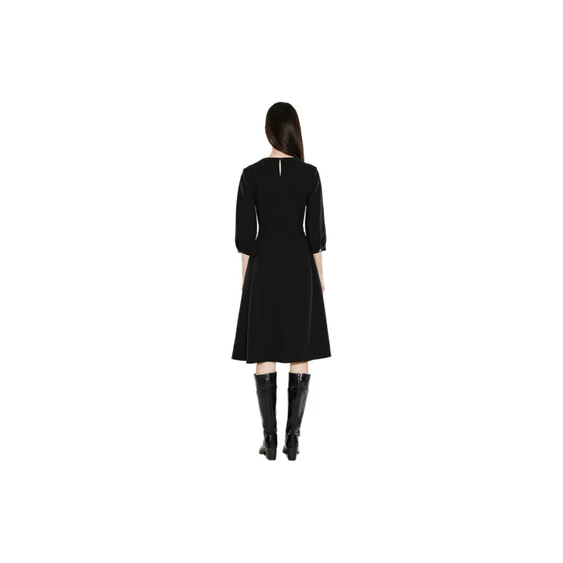 COVERINS Long Sleeved Dress Women's Black-2