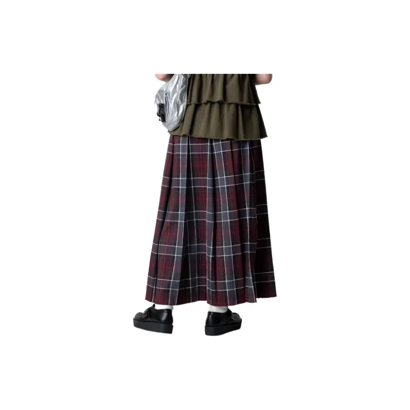 FREAK'S STORE Casual Long Skirt Women's Burgundy-7