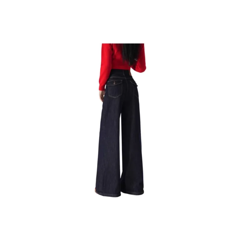 YINLEI Jeans Women's Blue-1