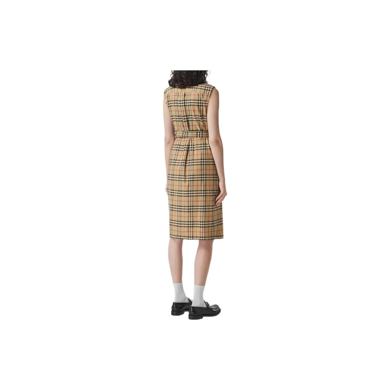Burberry FW22 Sleeveless Dress Women's Yellow-2