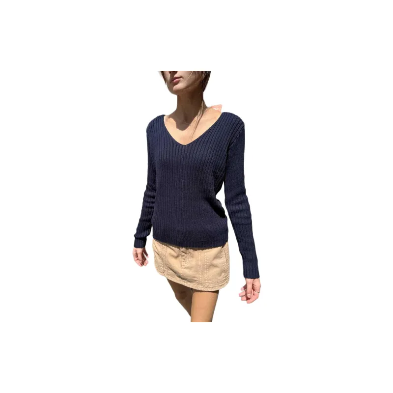 Brandy Melville Knitwear Women's Navy Blue-3