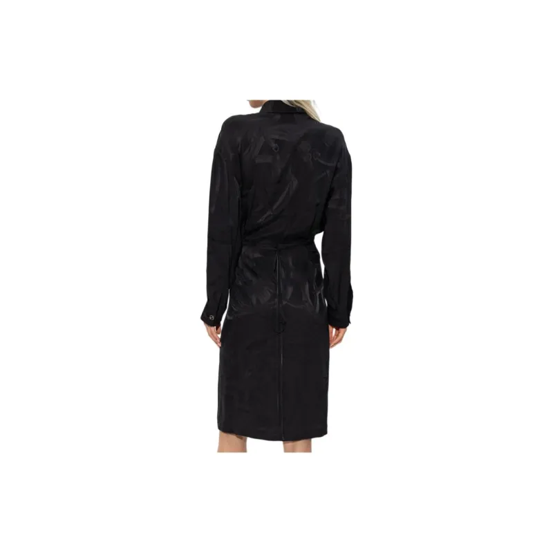 GUCCI SS24 Long-Sleeved Dresses Women's Black-2